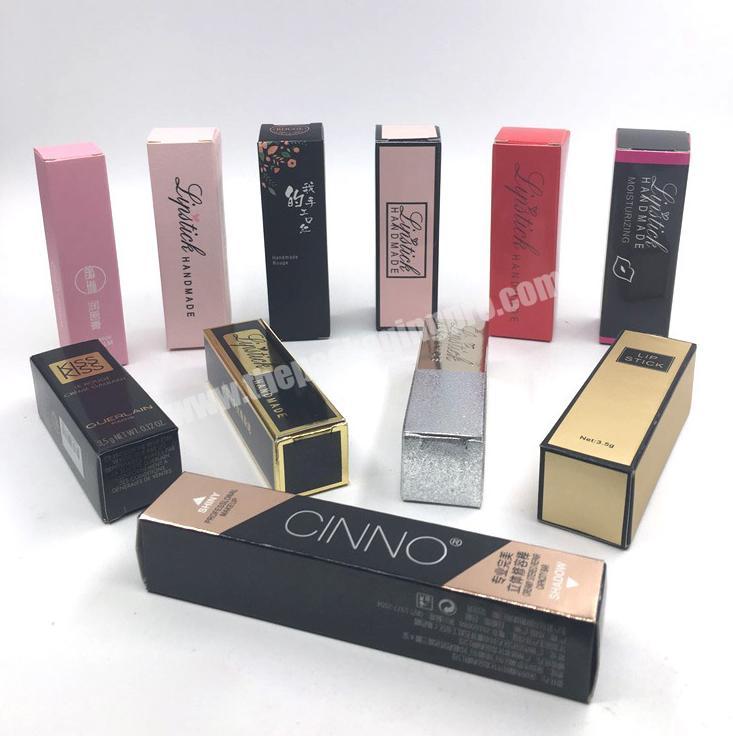 Fancy Design Custom Printed Paper Cosmetic Packaging Lipstick Boxes