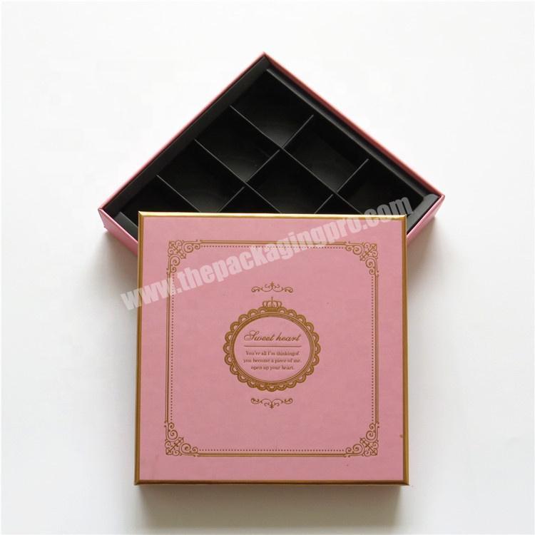 fancy empty chocolate boxes packaging box
