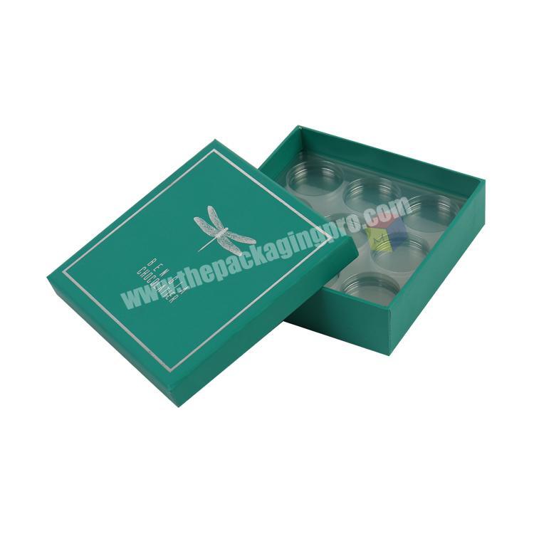 fancy food grade plastic tray gift packaging box chocolate
