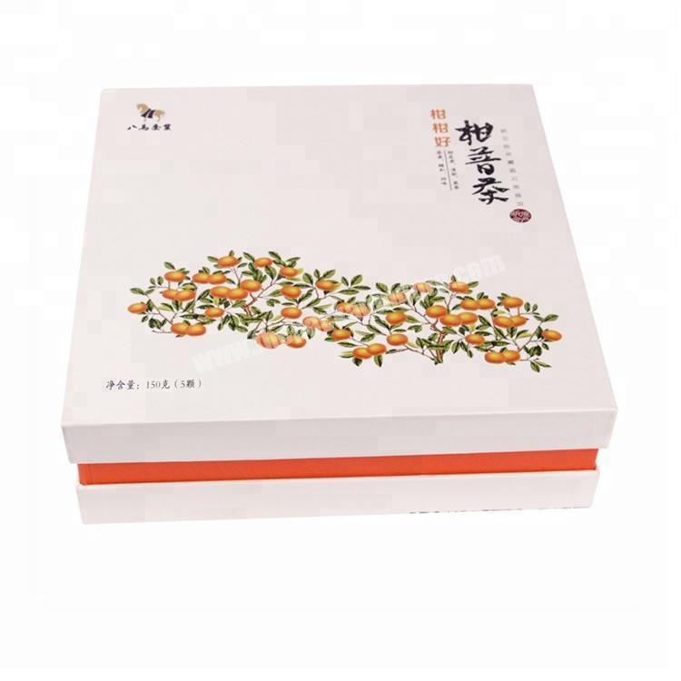 Fancy paper box for packing gift with inserts book shape folding tea bags paper packing box