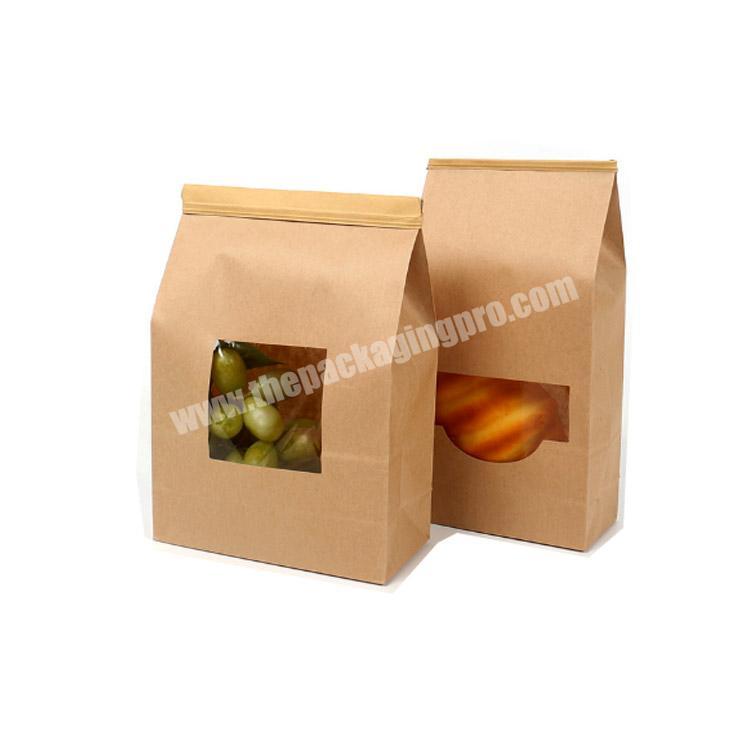 Fancy recycled full printed brown paper lunch bags