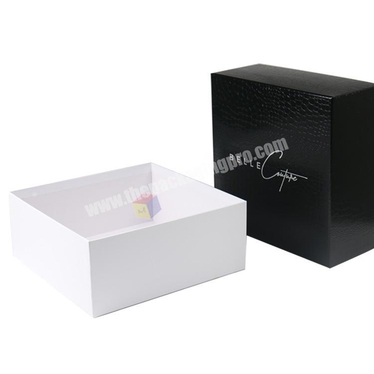 fancy rigid gift box for clothing shipping package