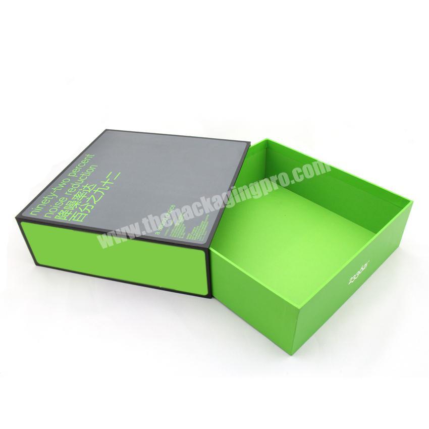 Fancy sliding drawer paper gift box packaging for baby clothes