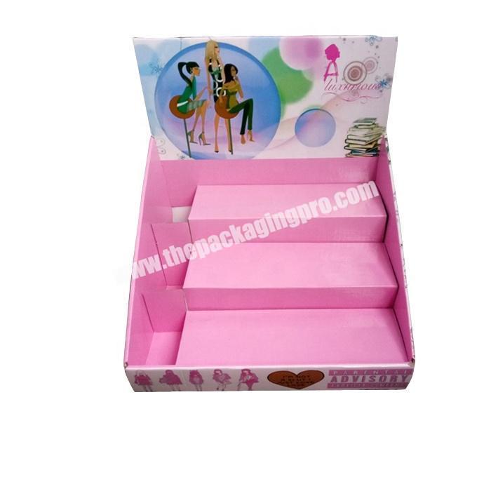 Fantastic cardboard counter display boxes with paper dividers