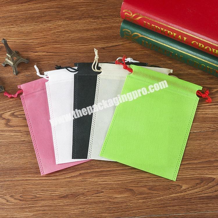 fashion cheap and popular non woven draw string bag