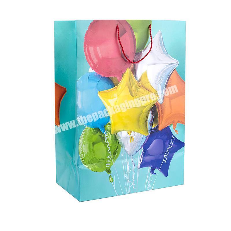 Fashion custom kraft paper bag with handle all kinds of colors