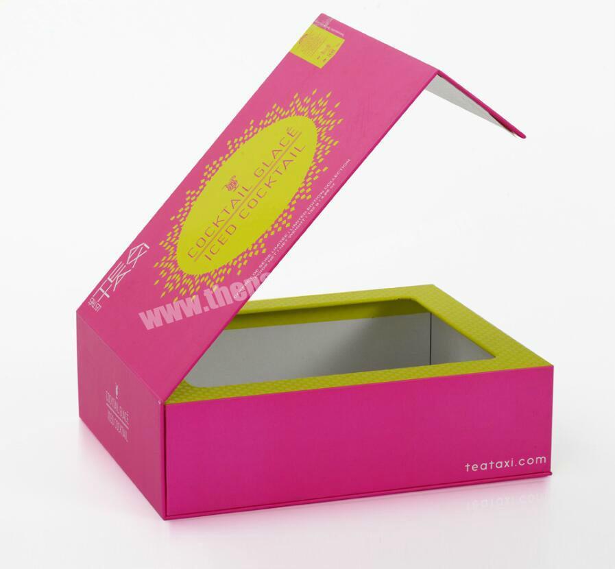 Fashion Design High Quality Gift Packaging Paper Electronic Box with Window