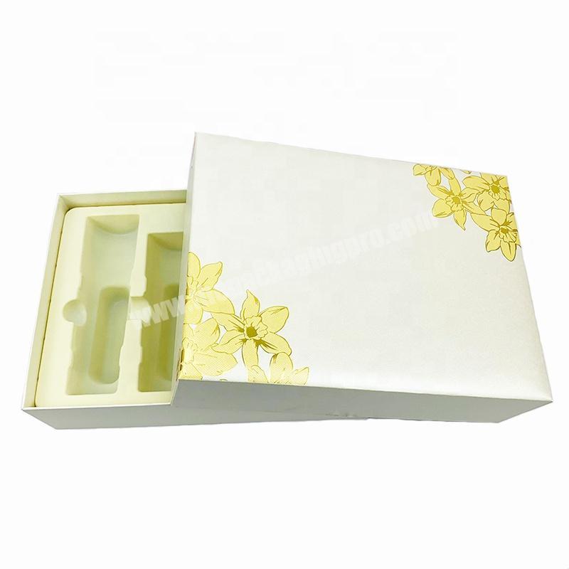 Fashion High End Skin Care Products Packaging Gift Box With Plastic Insert
