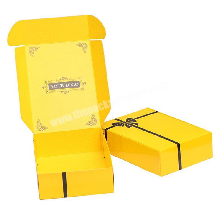 Fashion Luxury Gift Paper Box For Garments circle gift Folding Clothing Boxes Packaging
