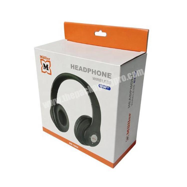 Fashion Wireless Headphone Packaging Box for Retail At Electric Shop Selling