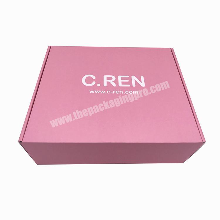 Fashionable personality matte lamination recycled materials shampoo or body lotions packaging mailer shipping gift box