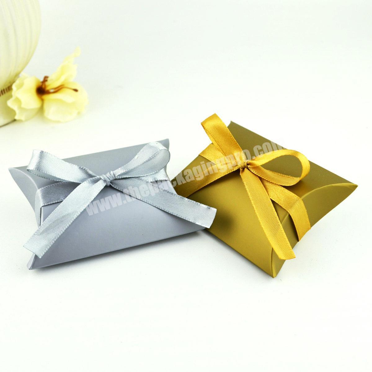 Fashionable pillow box exquisite box for packing small gifts