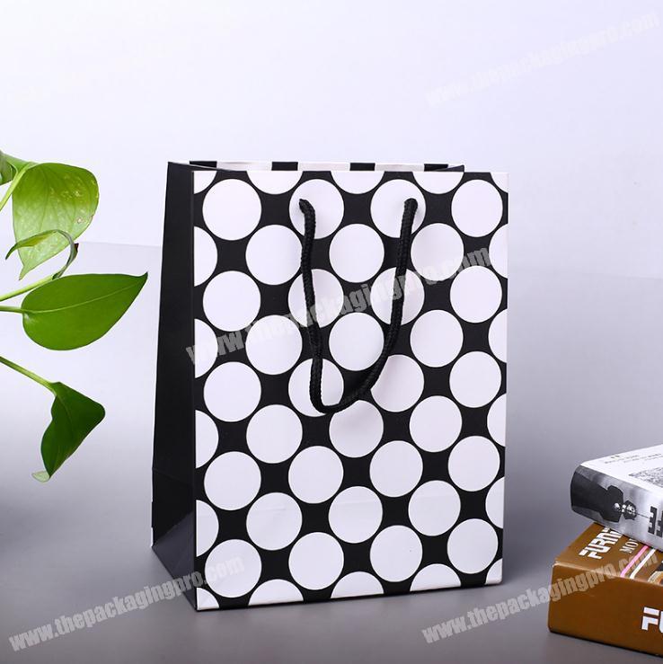fashionable printed logo promotional paper bags