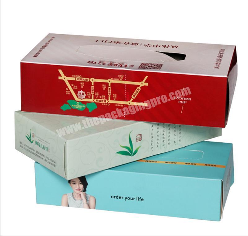 Fashionable recycled design paper tissue box