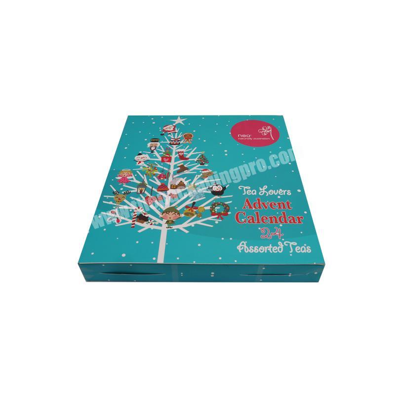 Fast delivery exquisite Christmas advent calendar box