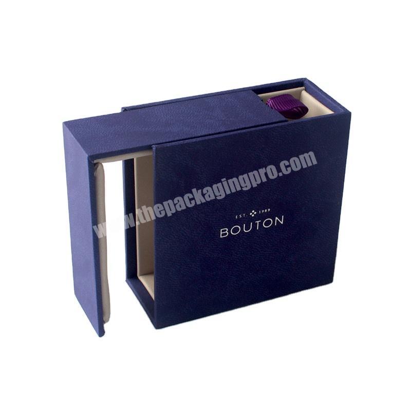 Faux leather box for luxury watch packaging