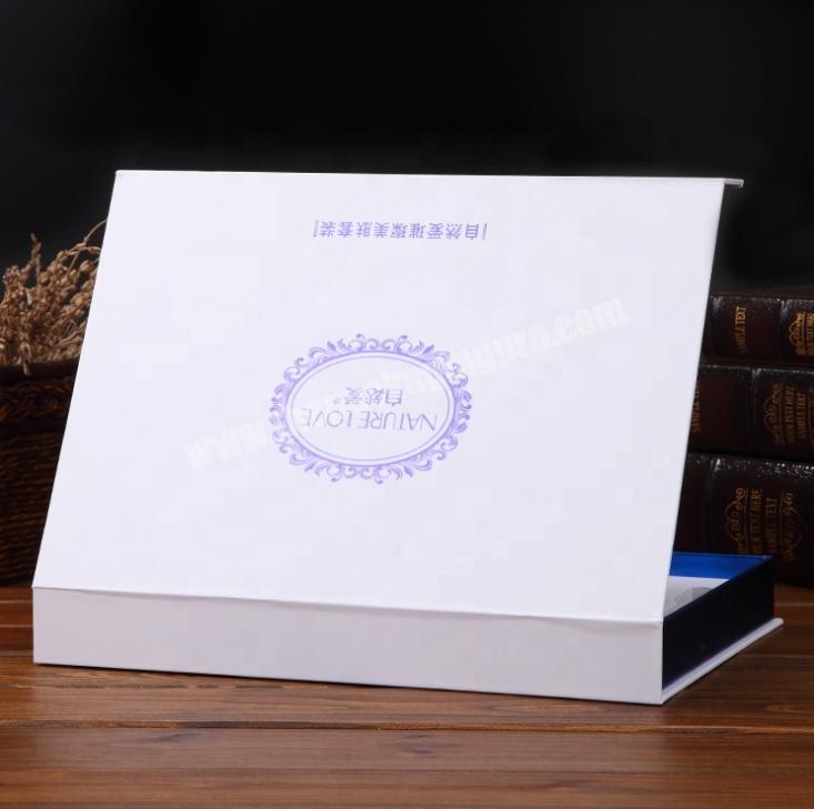 Flap Lid Packaging Cardboard Bespoke Custom Magnetic Closure Gift Box with Ribbon