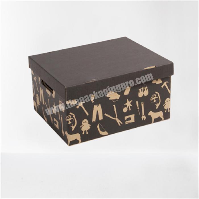 Flat and hard packing paper box, Recycle paper shoe box