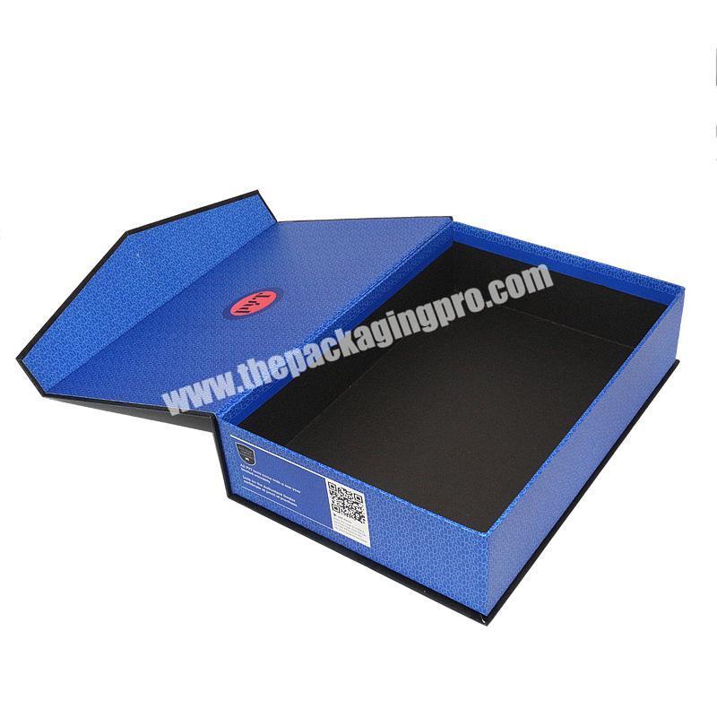 Flip magnet gift box custom  color box packaging and printing custom