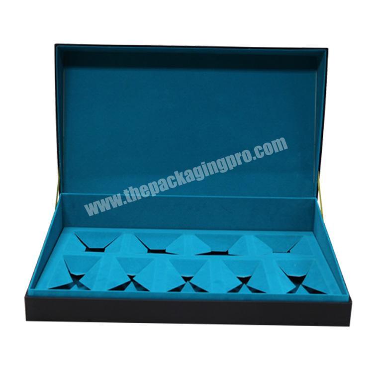 Flocking gift box packaging with paper tray