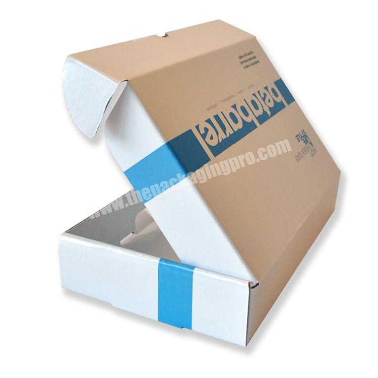 Flute Manufacturer Wholesale Flower Paper Folding Packaging Corrugated E-commerce Cardboard Shipping Boxes Carton Delivery Box