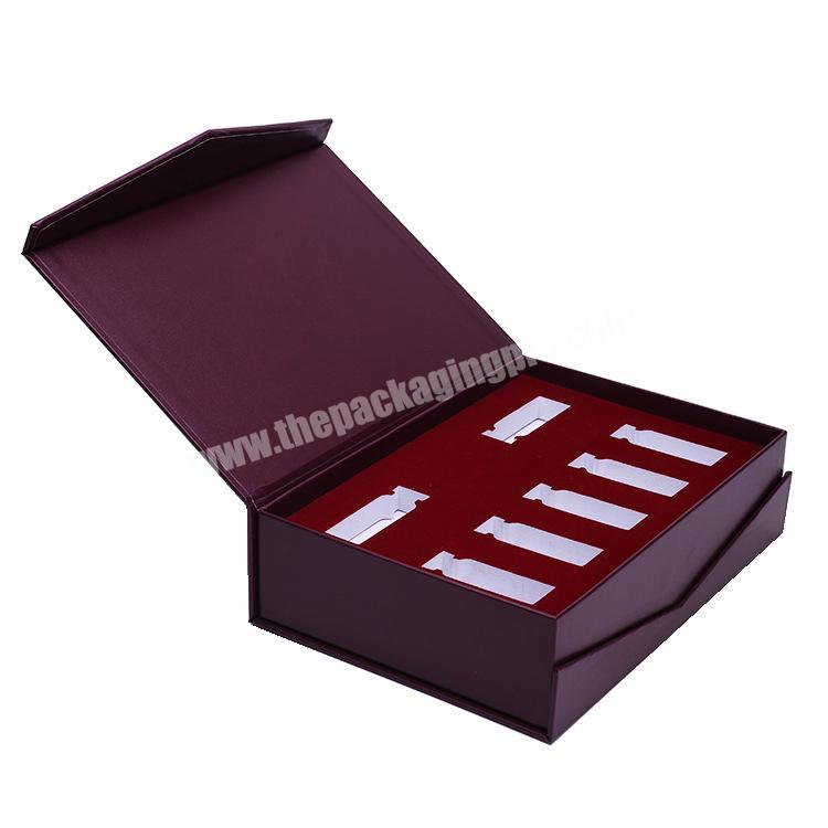 Foam insert Luxury magnet cosmetic packaging paper box for beauty care products