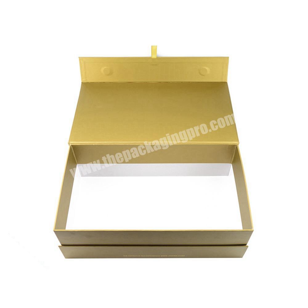 foil matt lamination logo printing packaging box paper packaging gift box foldable magnetic box