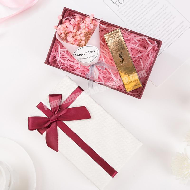 Foil White Flat European Usb Flash Pen Drive Wedding Dress Decorative Custom Luxury Cardboard Drawer Diwali Gift Packaging Box