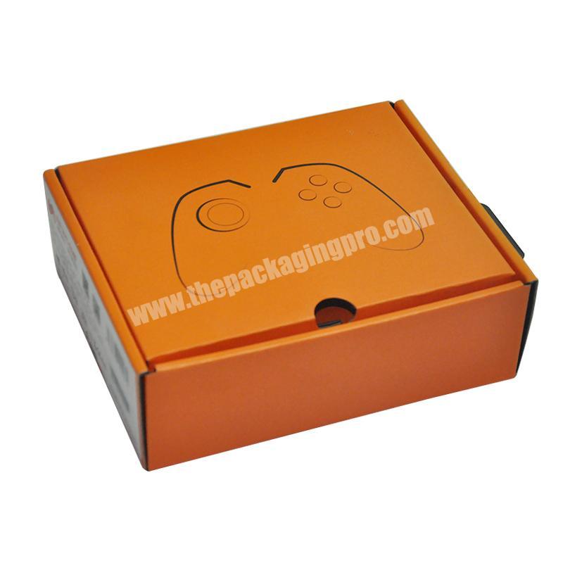 Foldable corrugated Cardboard Aircraft Box packaging shipping mailer post paper boxes with plastic handle