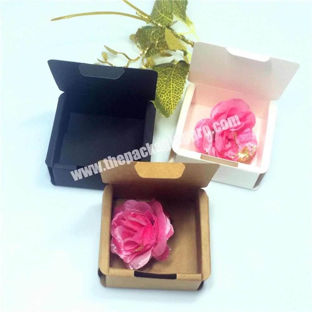 Foldable Craft Recycled Eco-Friendly Bath Bomb Biodegradable Paper Handmade Soap Packaging Box For Soap Packing