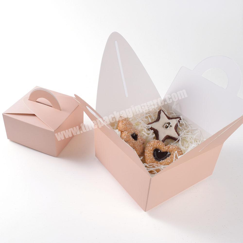 Foldable cupcake gift wedding cake boxes candy