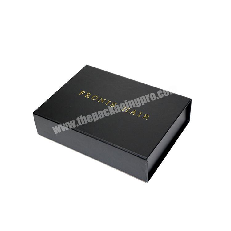 foldable hair extension paper packaging box