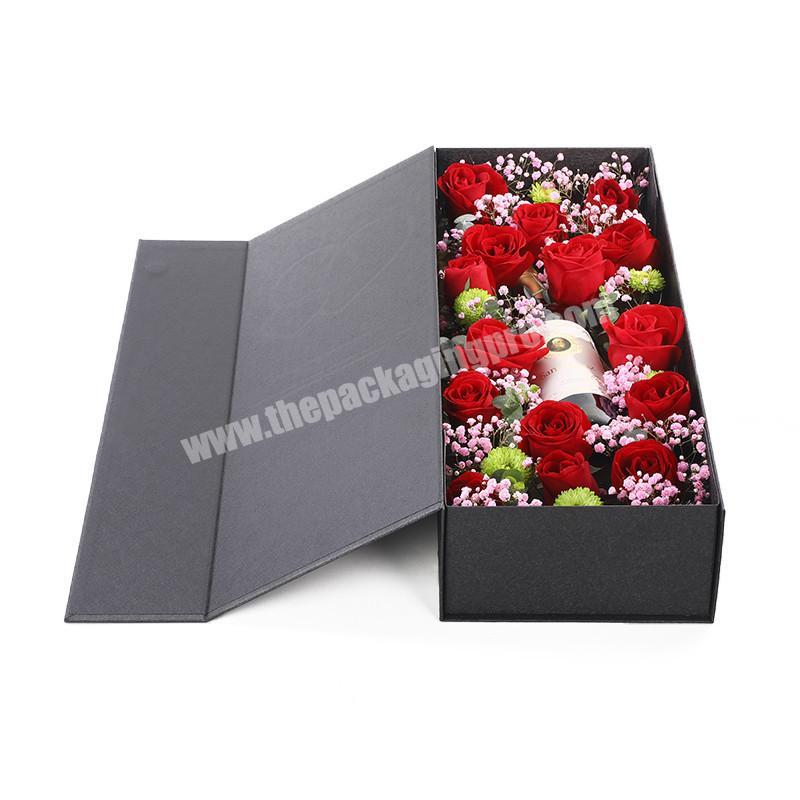 Foldable paper flower ring box foldable paper jewelry box paper rose flower box