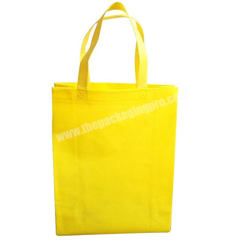 Foldable Reusable Non Woven Tote Shopping Bag Eco-Friendly with customized size