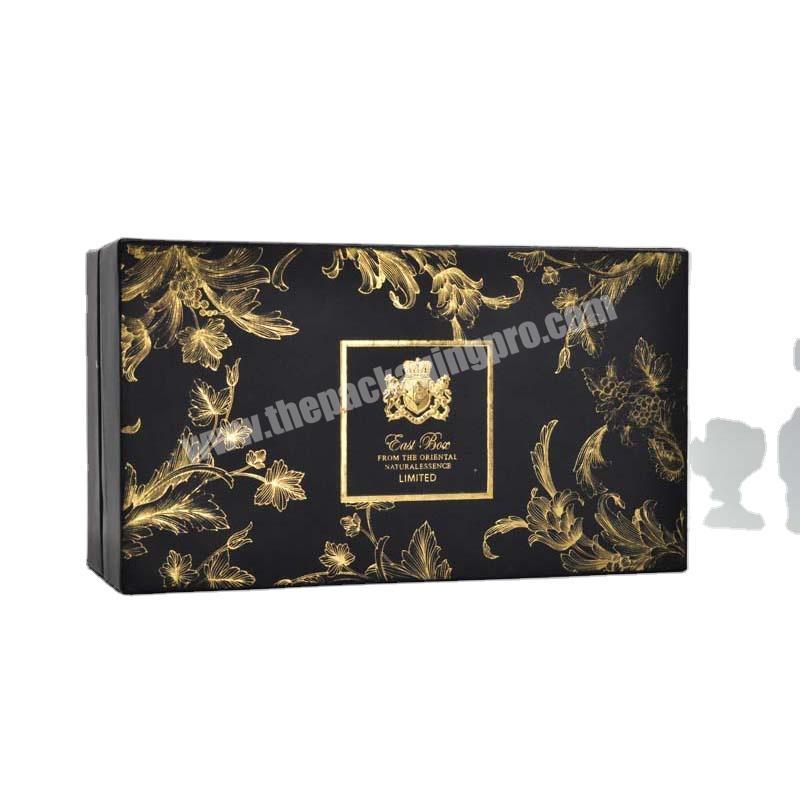 Folding Clamshell Gift Box OEM Cosmetic Packaging Paper Box