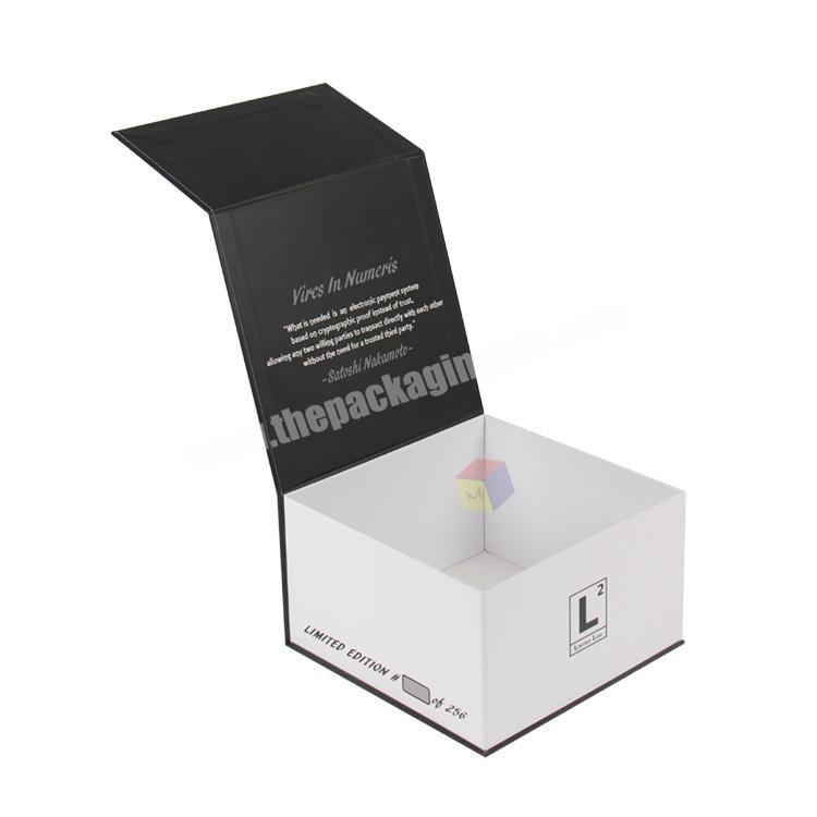 Folding custom packaging storage fedora hat box
