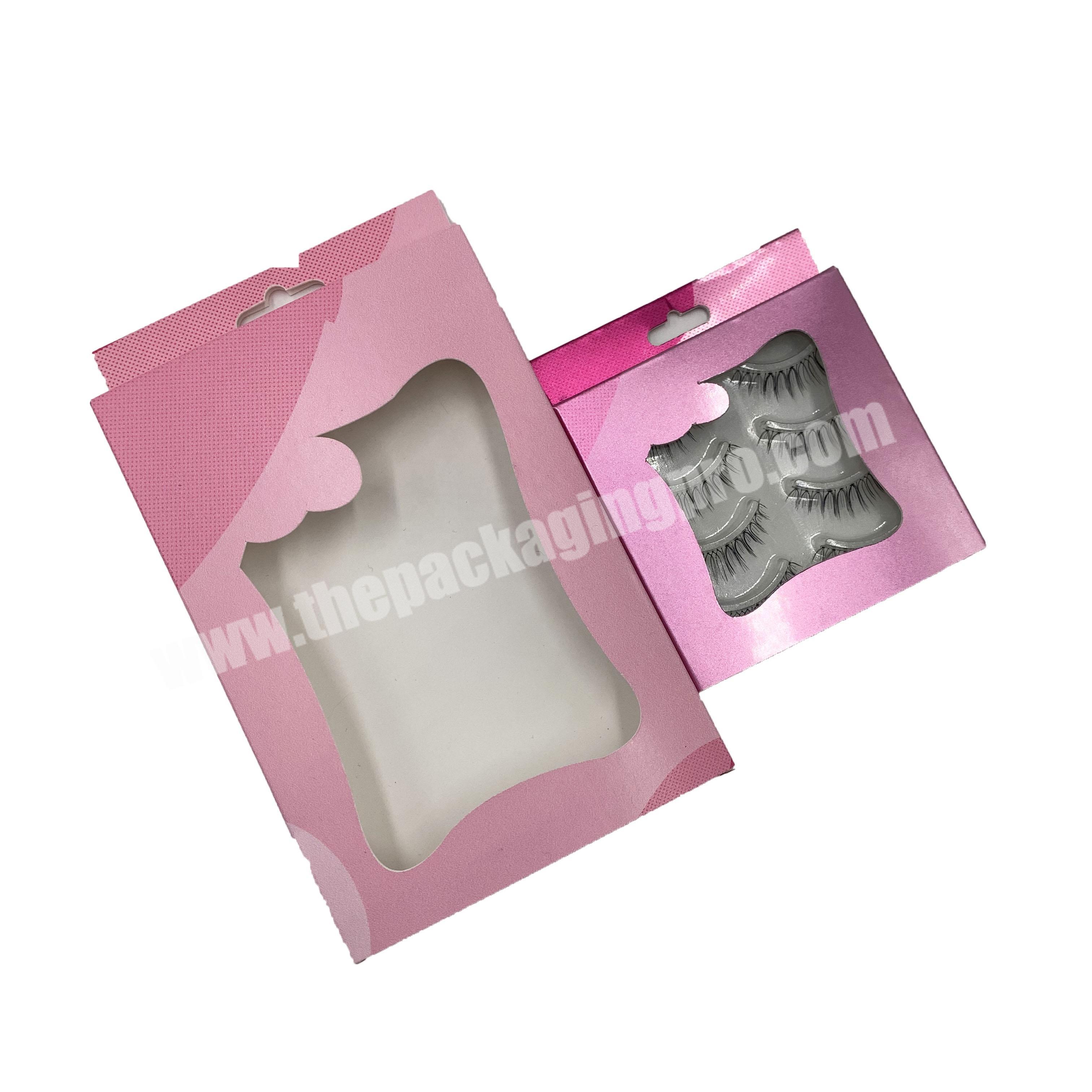 Folding Eyelash Silver Card Cosmetic Packaging Paper Boxes