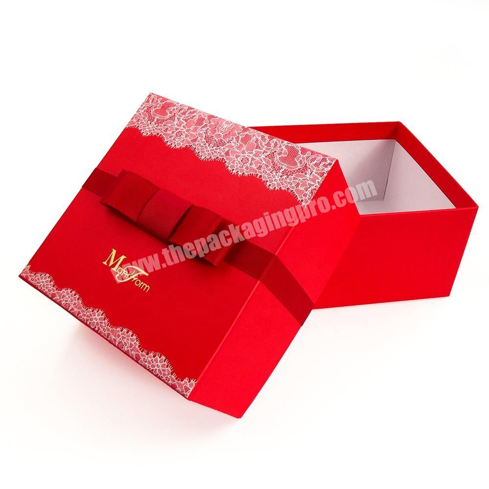 Folding Flat Pack Boxes Luxury Magnetic Gift Box With Magnet Closure