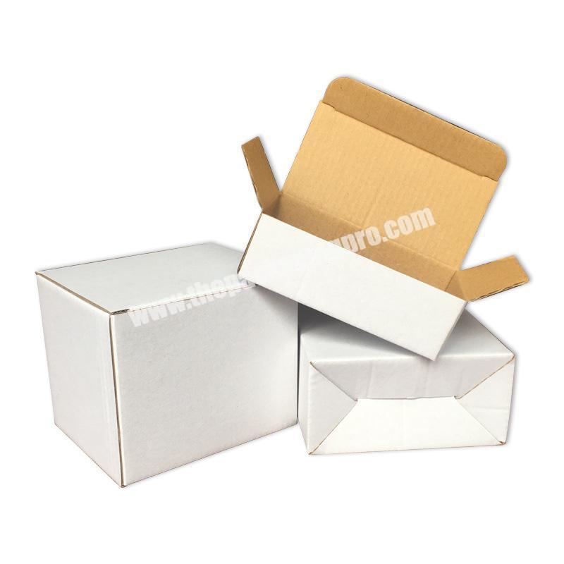 folding luxury White corrugated bins cardboard carton gift packaging box