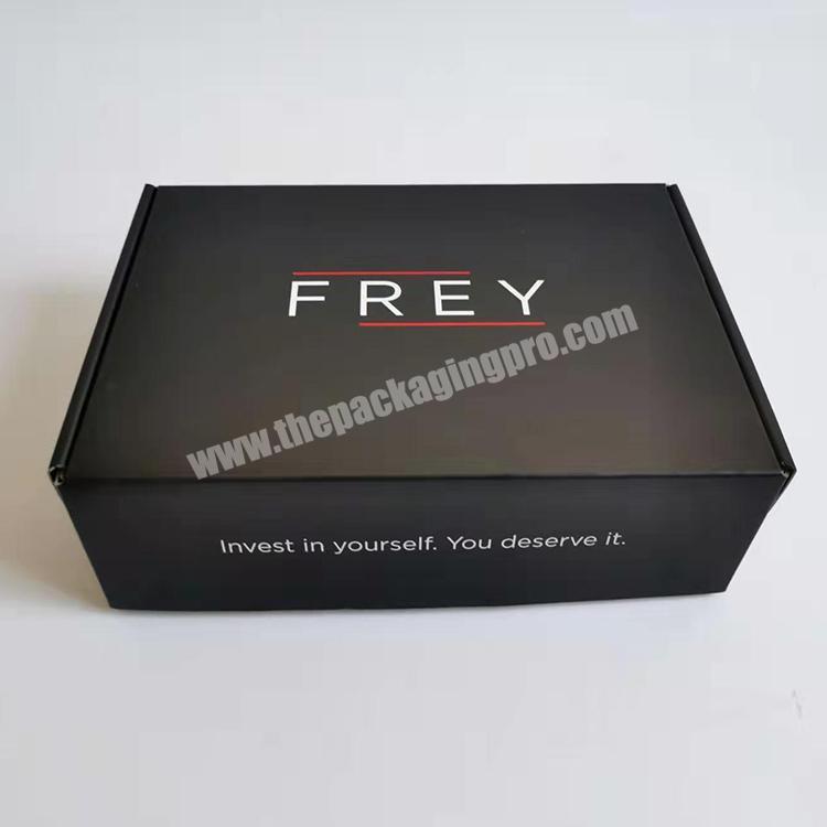 Folding packaging gift box black paper shoe box with customized logo