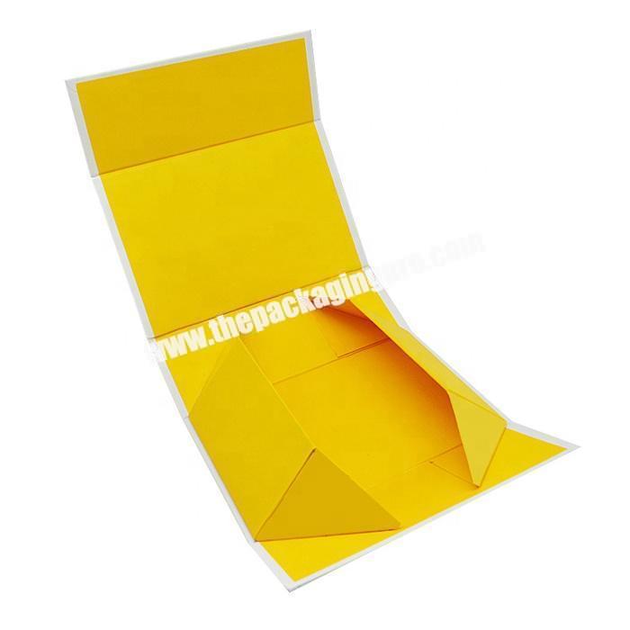 Folding paper magnetic t shirt packaging gift box