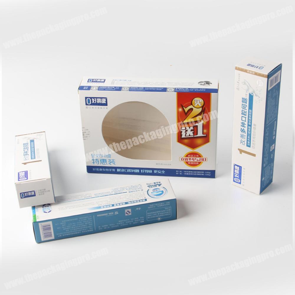 folding paper mens underwear packaging box with pvc window