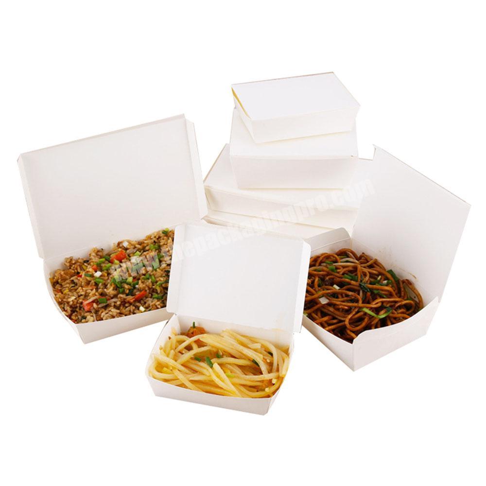 Food delivery paper noodle box white