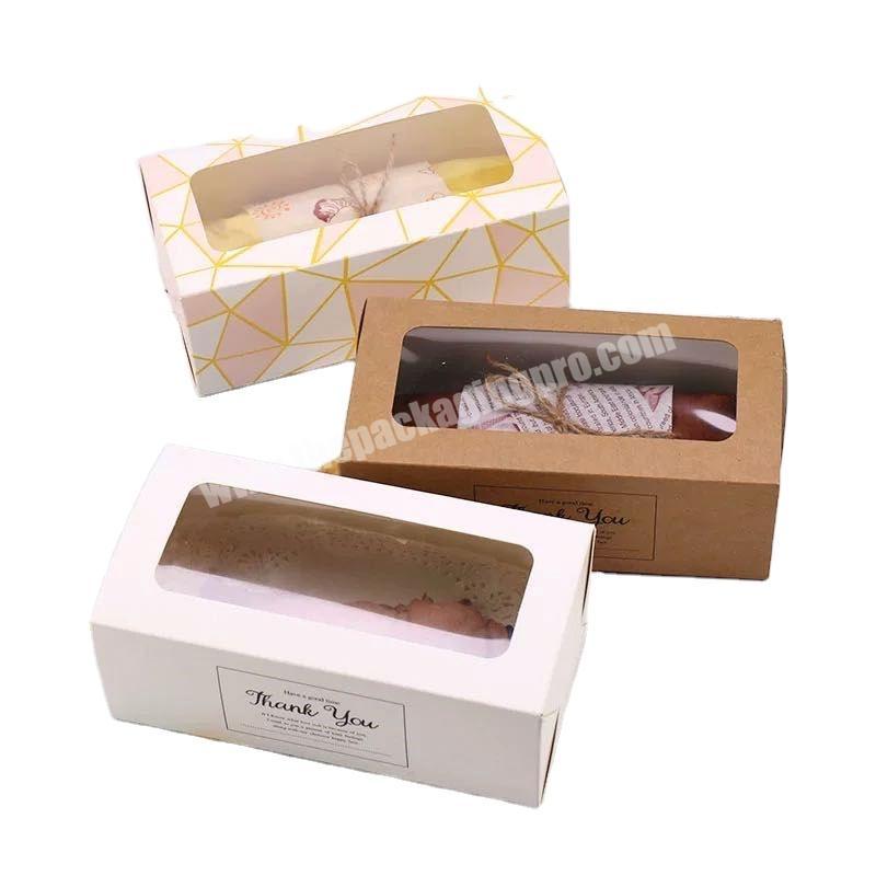 Food grade paper printing custom logo Cake Boxes Bakery Boxes