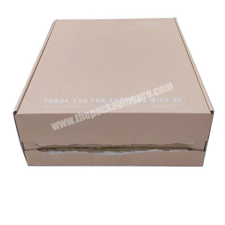For Shipping Wholesale Custom Black Corrugated Mailer Packaging Box
