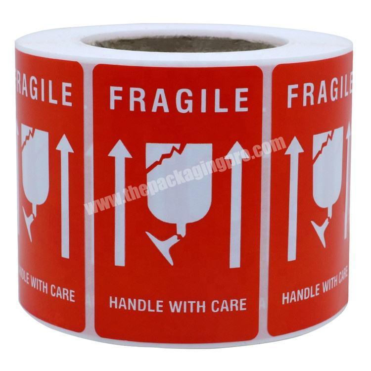 Fragile Handle With Care Warning Stickers For Shipping And Packing