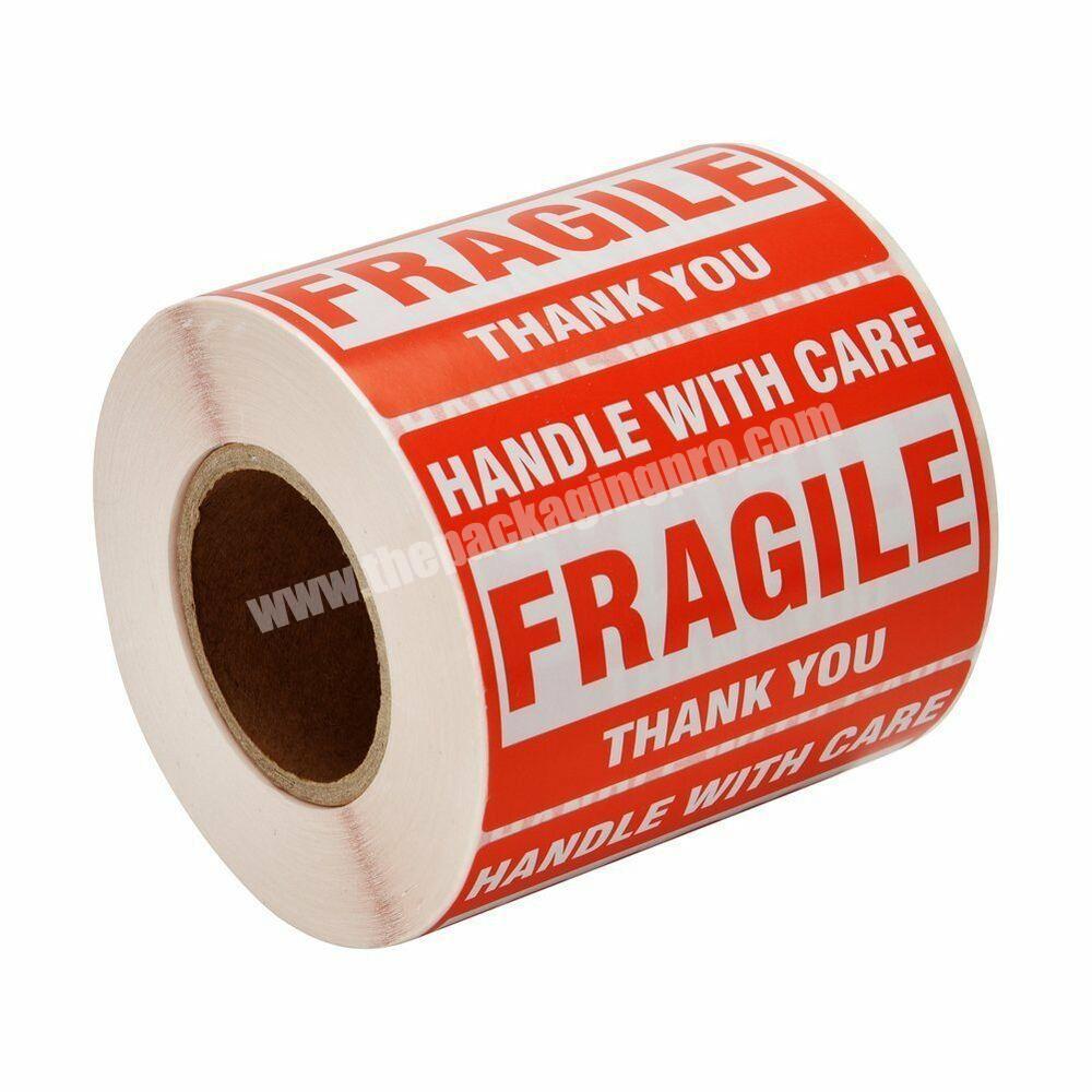 40pcs Fragile Handle With Care 7*5cm Adhesive Shipping Warning Label Sticker BCD 