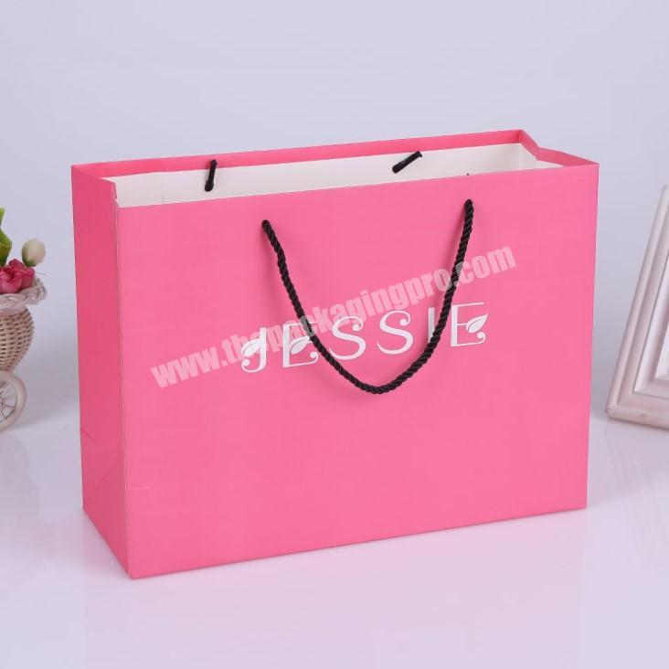 Free Custom Cheap Shopping Paper Bag With Handle