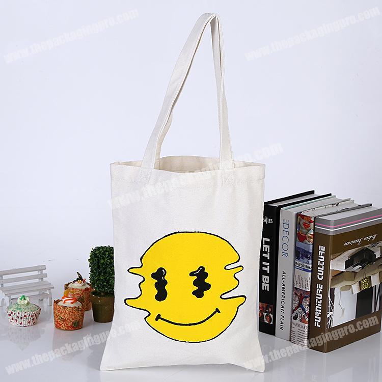 Free design custom logo printed cotton bag canvas tote travel bag shopping canvas