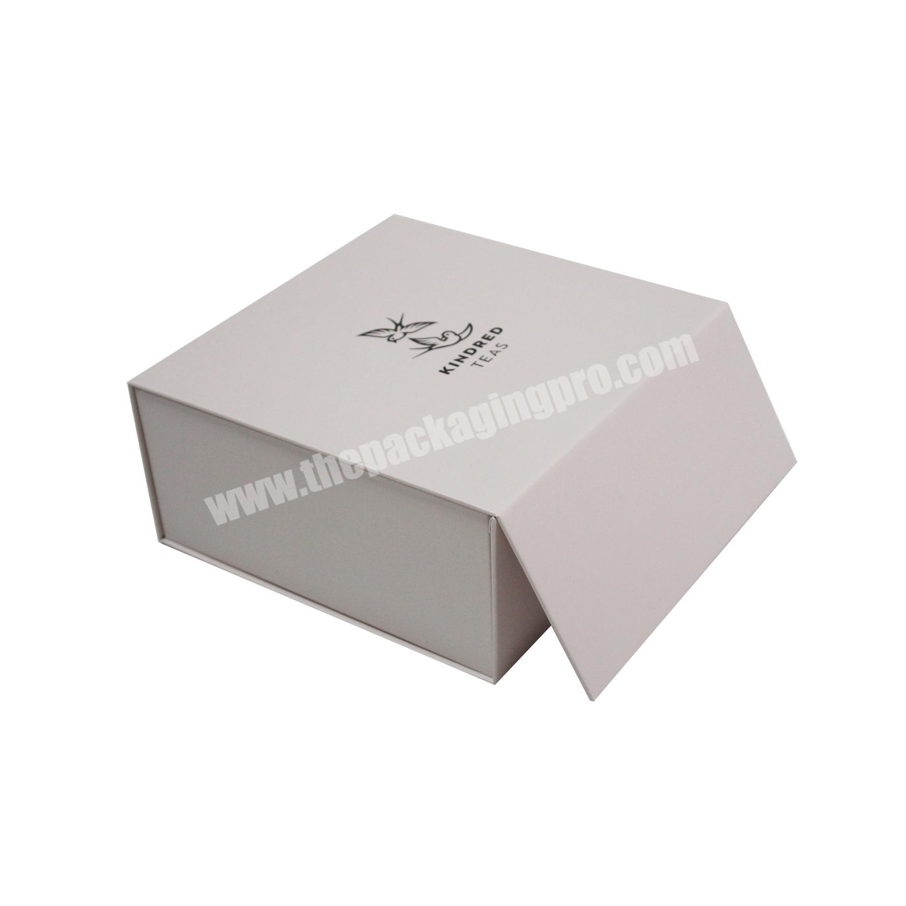 Free Sample  Custom Logo Blue Color Decorative Cardboard BOOK Shape Foldable Packaging Gift Box With Ribbon Handle